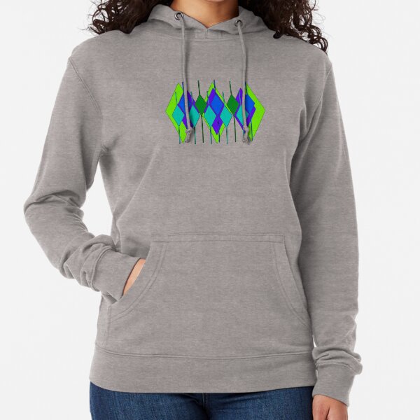 Mid Mod Argyle Lightweight Hoodie