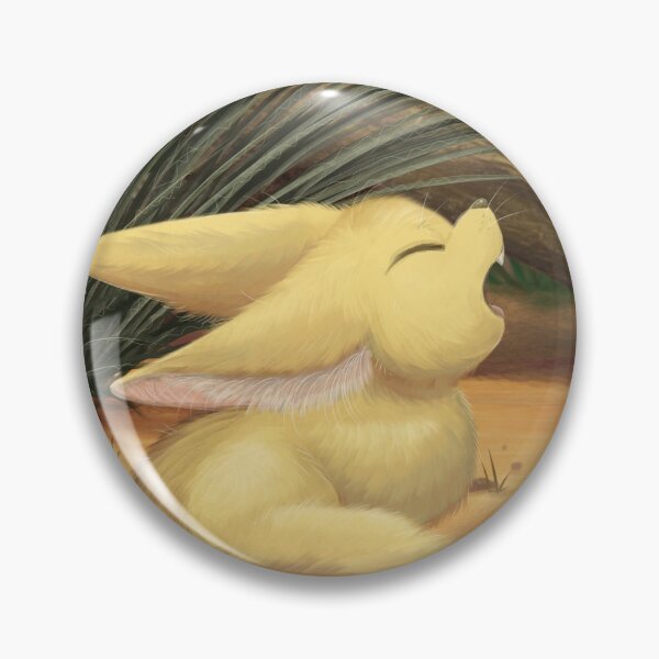 Item preview, A Yawning Fennec Fox designed and sold by Uluri.