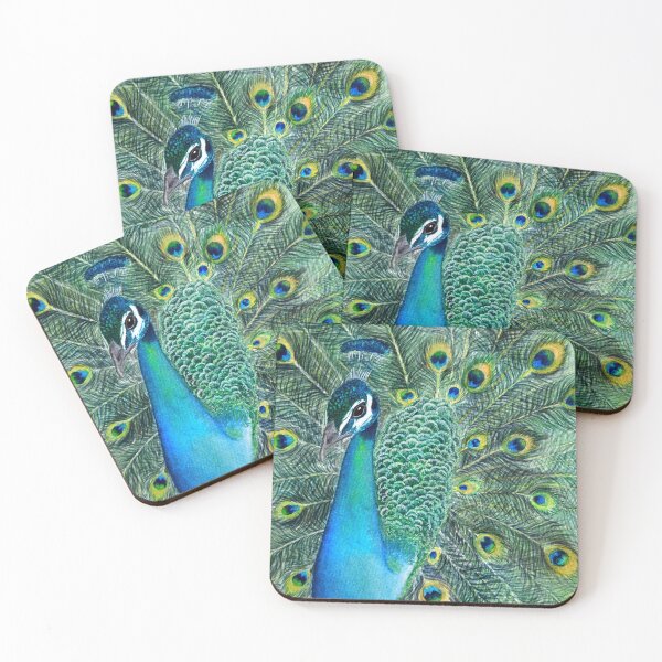Item preview, Watercolour Peacock designed and sold by MLG-Art.