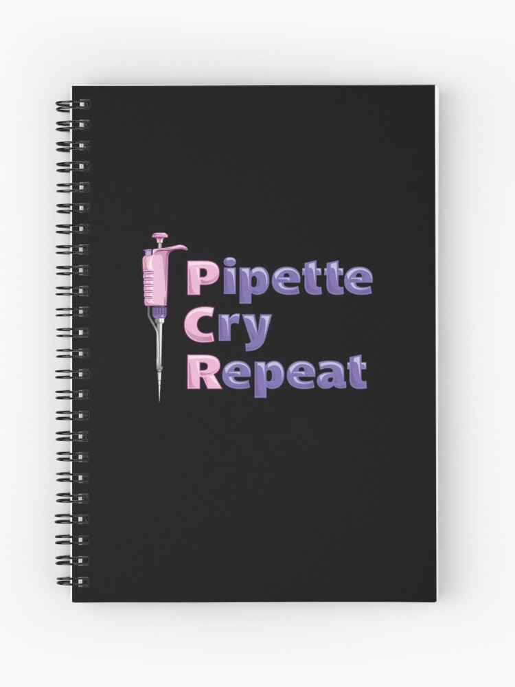 "Pipette Cry Repeat PCR Pink Pipette Polymerase Chain Reaction Design ...