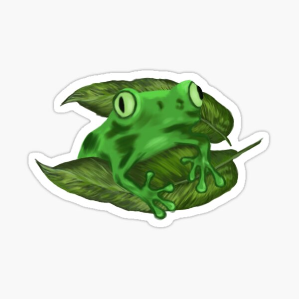 Item preview, Frog On Leaf designed and sold by Moombern.