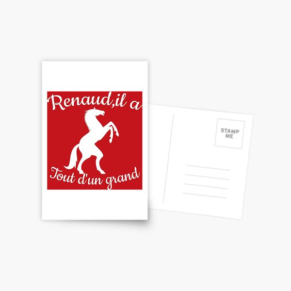 Renaud le plus grand Carte postale