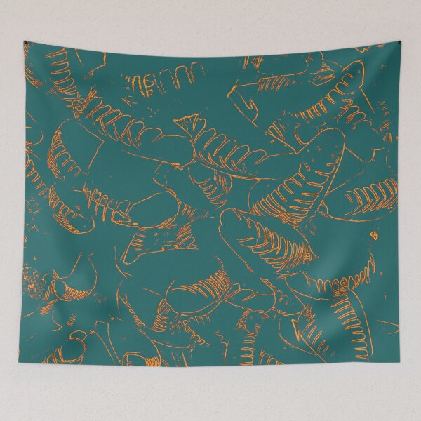 Item preview, Teal & mustered colors by Iritof designed and sold by iritof.