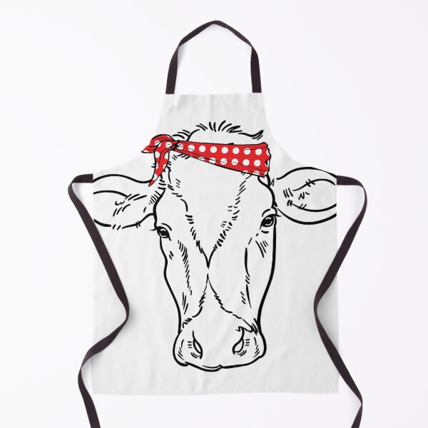 Item preview, Cow with red bandana designed and sold by PepaAnaRB.