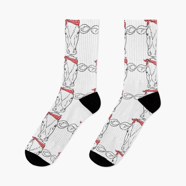 Item preview, Cow with red bandana designed and sold by PepaAnaRB.