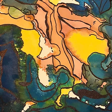 Artwork thumbnail, Spatial Movement by Liz  Bajo Designs