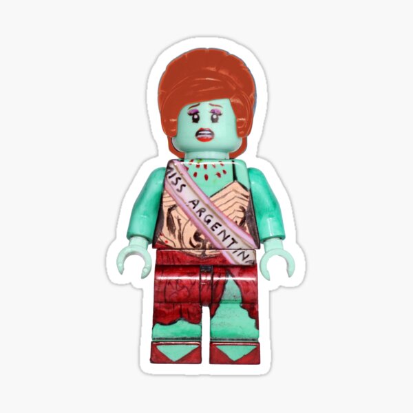 Ms. Argentina - Beetlejuice - Broadway Bricks Sticker