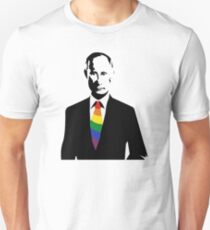 Putin LGBT Supportive Tie Slim Fit T-Shirt