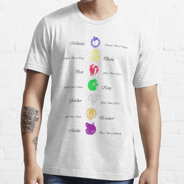 predicción Pensar Cambiable Camiseta «Siete pecados capitales» de DeLand3 | Redbubble