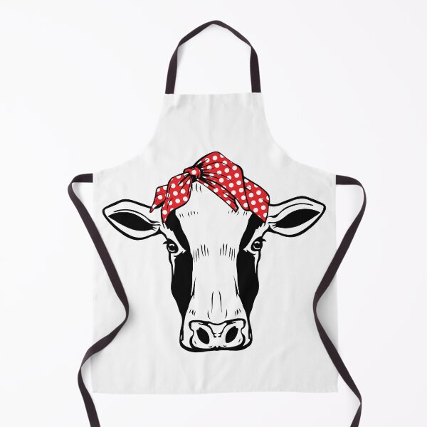 Item preview, Cow with red bandana designed and sold by PepaAnaRB.