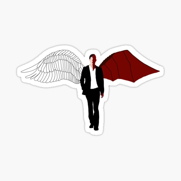 "Lucifer Morningstar" Sticker by creativebyclara | Redbubble