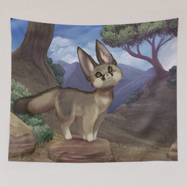 Item preview, Outstanding Mountains Blandford's Fox designed and sold by Uluri.