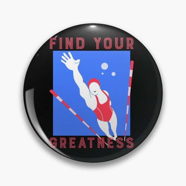 Item preview, Swimming - Find Your Greatness  designed and sold by Got-Ya-Bak.