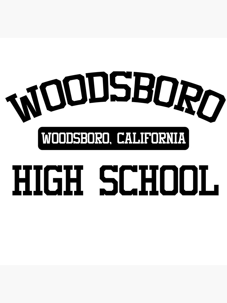 "Woodsboro High School" Coasters (Set of 4) for Sale by katienaree