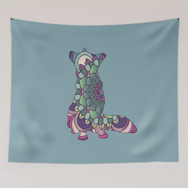 Item preview, Folk Style Fox - Mandala Pattern Artwork designed and sold by CadeTX.