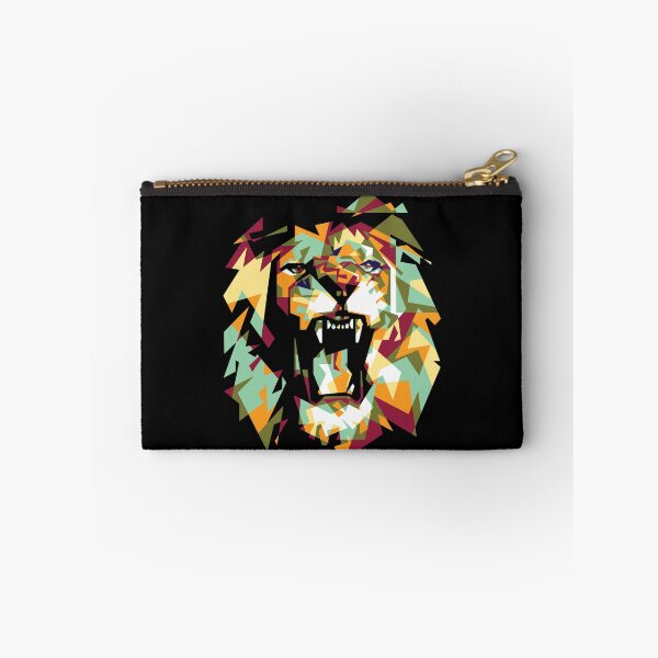 Item preview, Geometric roaring lion designed and sold by Sasha-Arts.