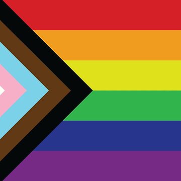 Artwork thumbnail, Progress Pride Flag LGBTQIA+ by Queer Pride Shop