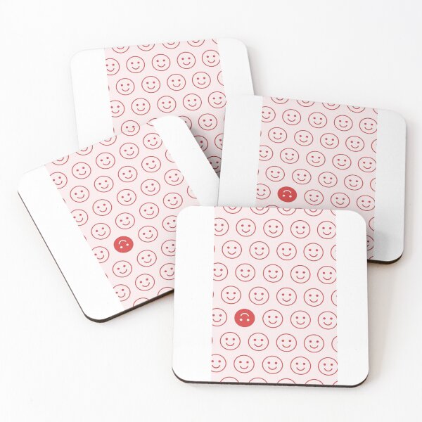 Item preview, pink and red smily faces phone case designed and sold by lilaaviolet.