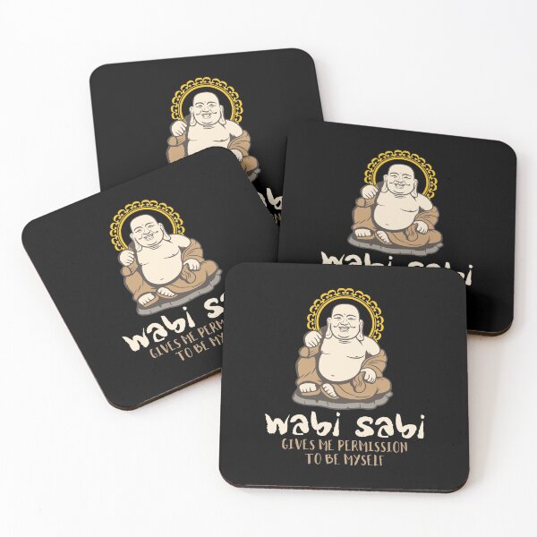 Item preview, Wabi Sabi Funny Japanese Style Zen Buddha designed and sold by Maria Garcia.