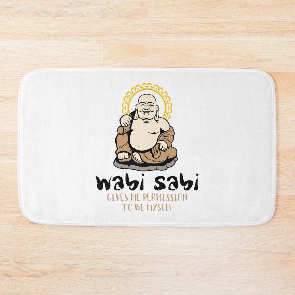 Item preview, Wabi Sabi Funny Japanese Style Zen Buddha designed and sold by Maria Garcia.