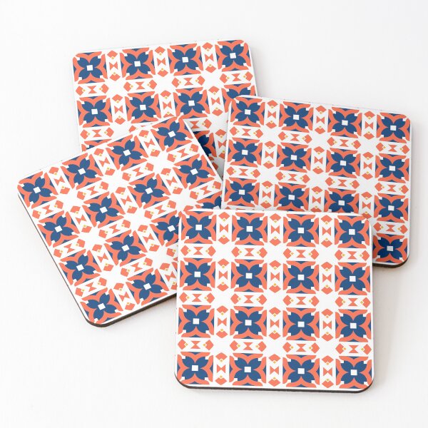 Item preview, Blue Orange Vintage Pattern designed and sold by Balkanfood.