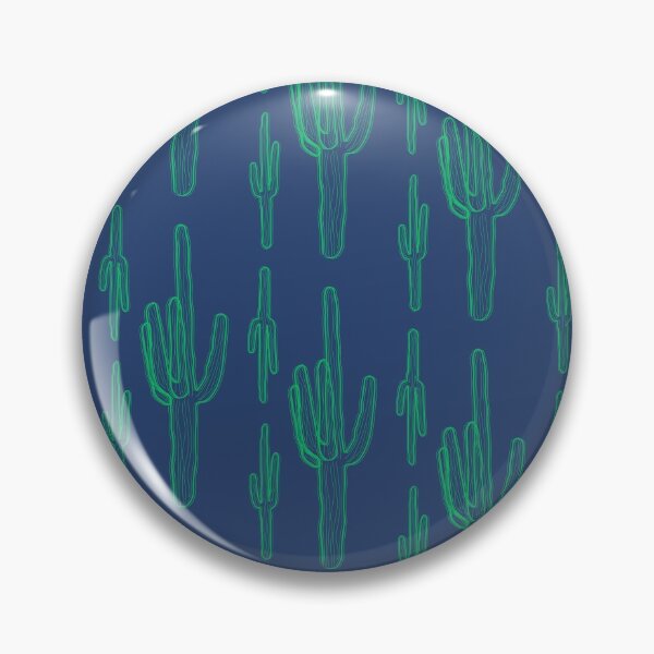 Item preview, Blue and Green Cactus Pattern designed and sold by christabelco.