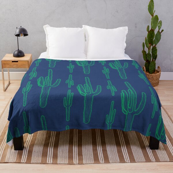 Item preview, Blue and Green Cactus Pattern designed and sold by christabelco.