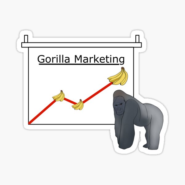 Item preview, Marketing de gorila designed and sold by TwoTailedDesign.