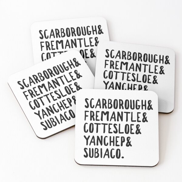 Item preview, Perth Suburbs Australia Cottesloe Scarborough designed and sold by iLorah.