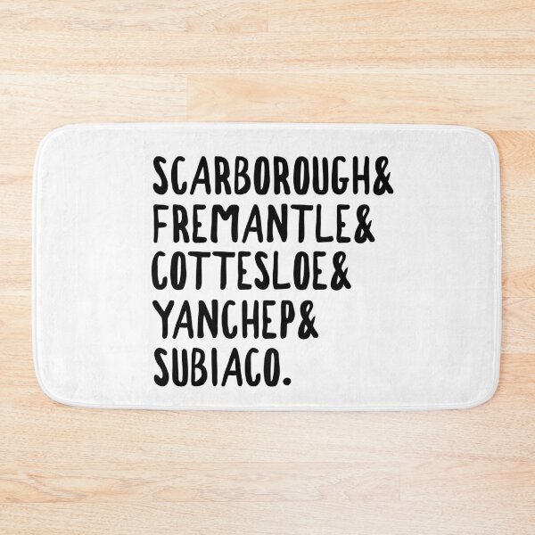Item preview, Perth Suburbs Australia Cottesloe Scarborough designed and sold by iLorah.