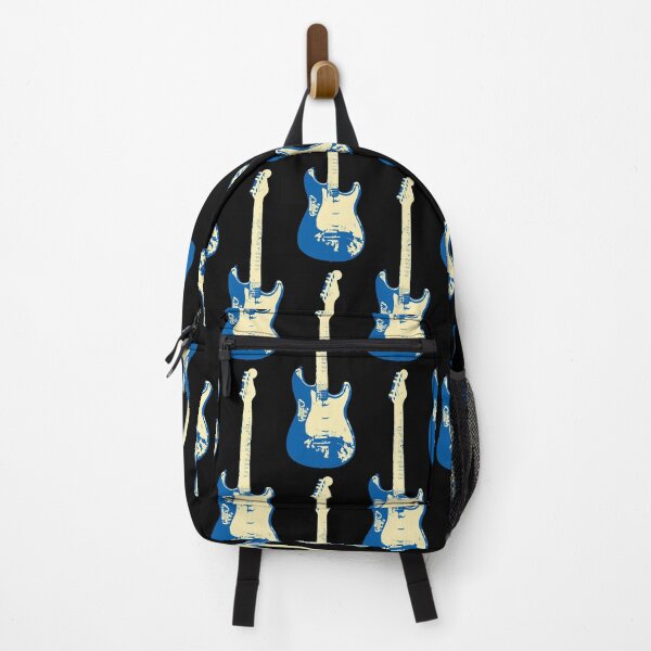 Item preview, Blue Vintage Electric Guitar (S09) designed and sold by QuarterMoon.