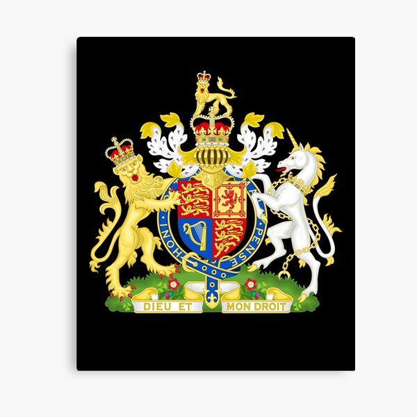 British Royal Coat of Arms 6 Engraved Note Cards Honi Soit Qui Mal y Pense BLUE 
