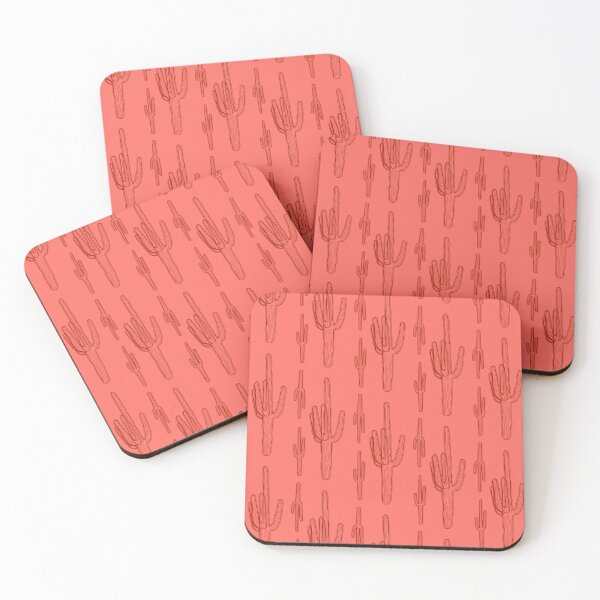 Item preview, Peach Cactus Pattern designed and sold by christabelco.
