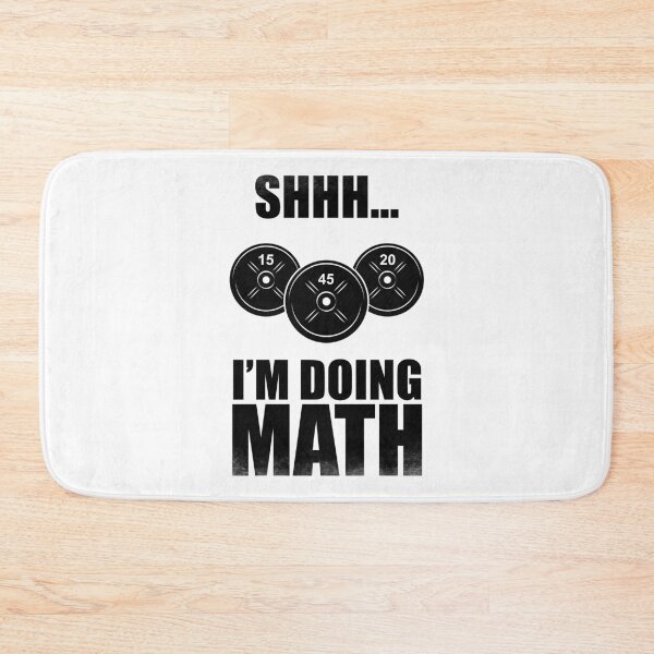 Item preview, Shhh I Am Doing Math - Funny Lifting designed and sold by motivationaltee.