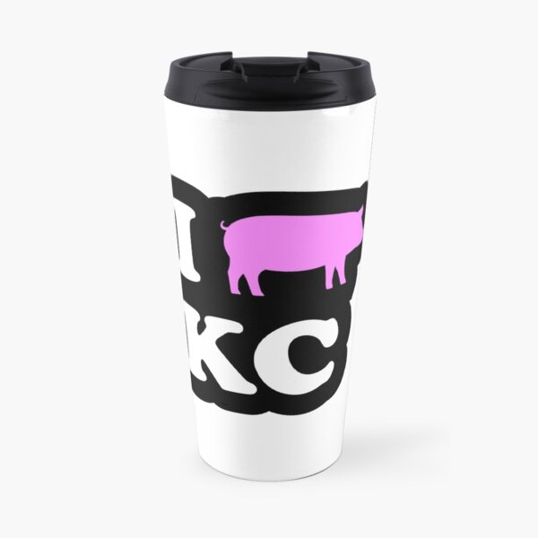 I Love Kansas City BBQ Travel Mug