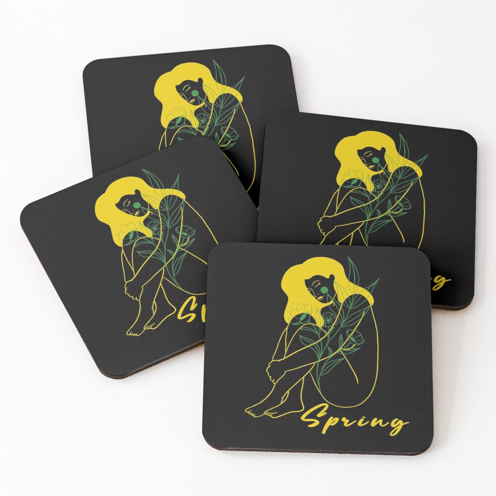 Item preview, Coasters (Set of 4) designed and sold by QuoteMeApp.
