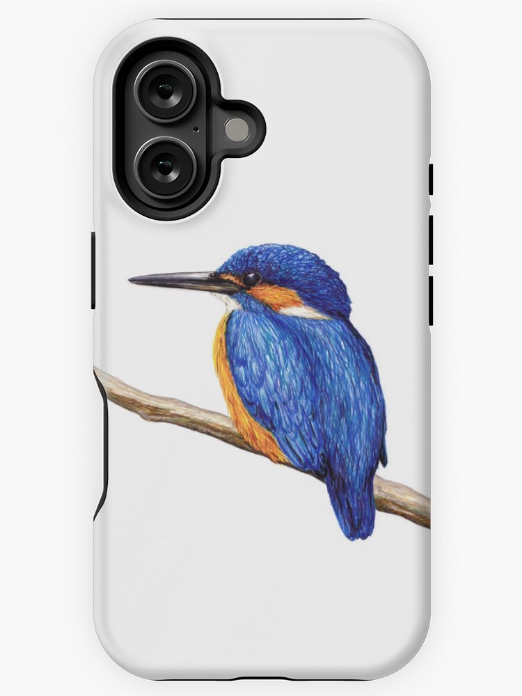 Thumbnail 1 of 4, iPhone Case, Kingfisher designed and sold by LFurtwaengler.