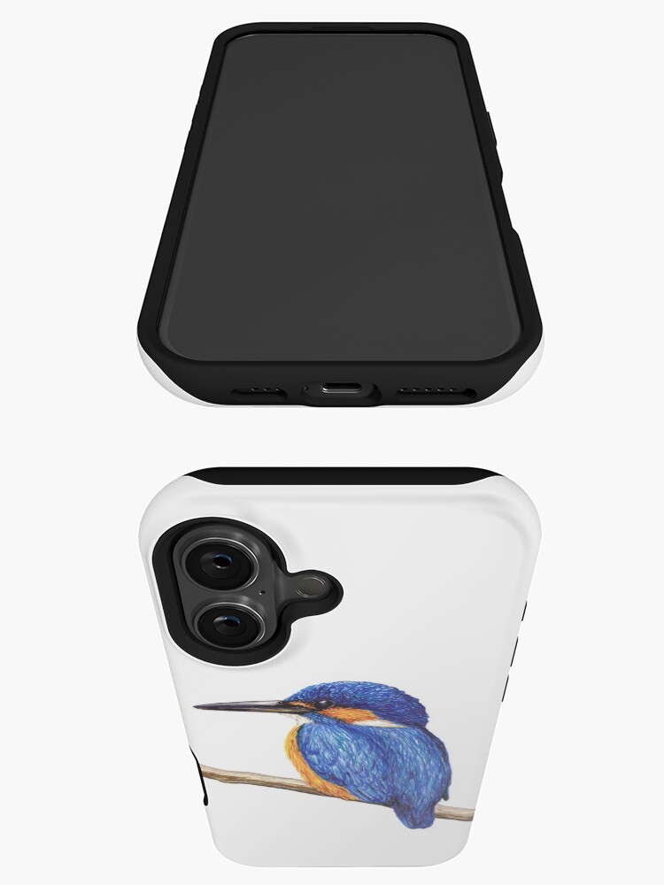 Thumbnail 3 of 4, iPhone Case, Kingfisher designed and sold by LFurtwaengler.