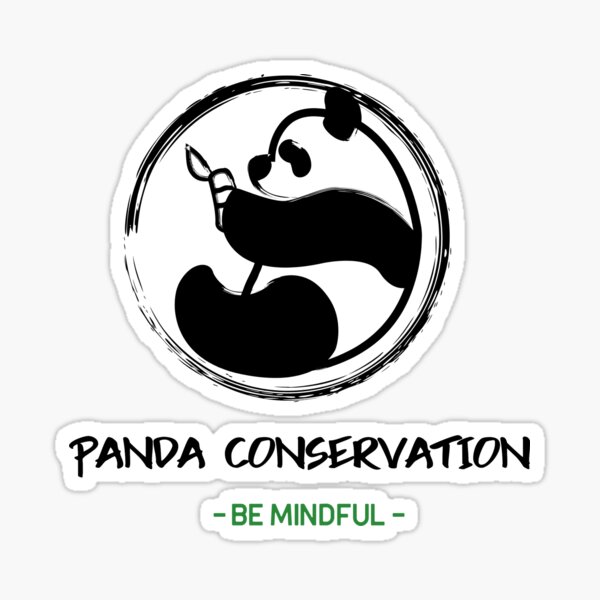 Item preview, Panda Conservation -Be Mindful- designed and sold by StingRayTShirt.