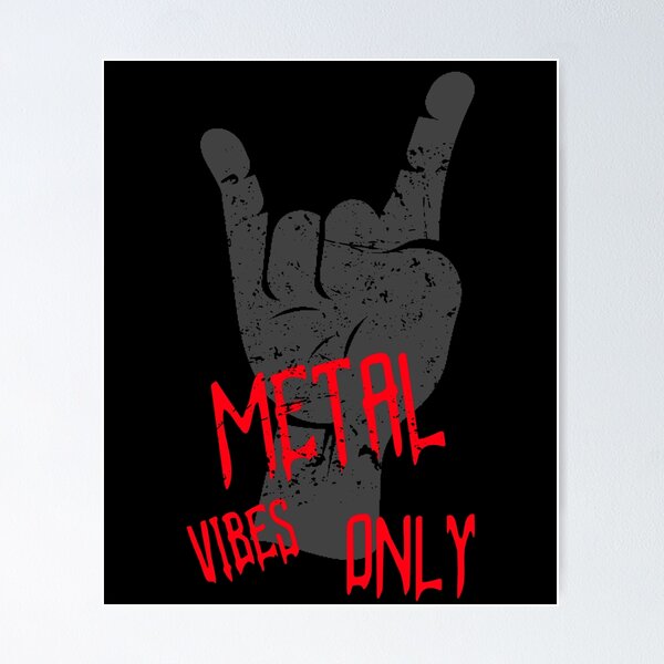 Vista previa del artículo con la obra «Solo Metal Vibes - Diseño Metalfork Heavy Metal», diseñado y vendido por aurielphoenix.
