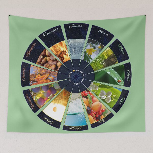 Item preview, A year of nature observation (wheel of the seasons French version) designed and sold by NatureNature.