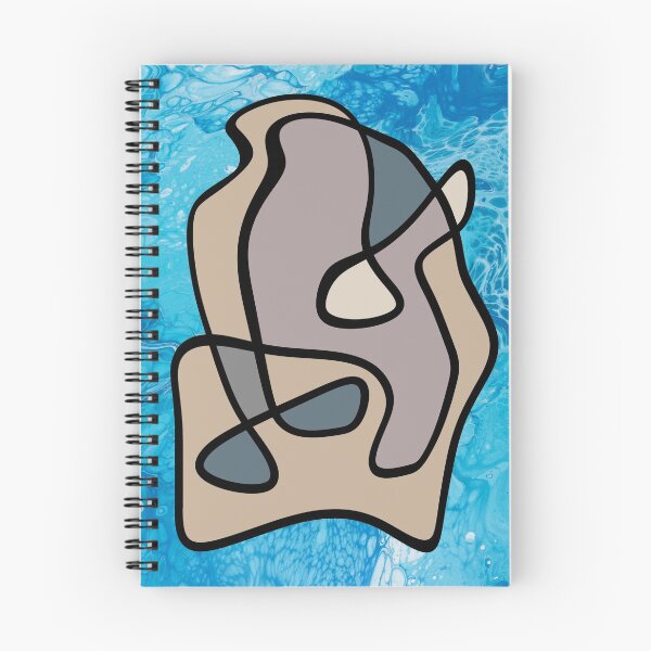 Item preview, Love in abstract lines on a Blue background. decorating, interiors designed and sold by jayne0524.