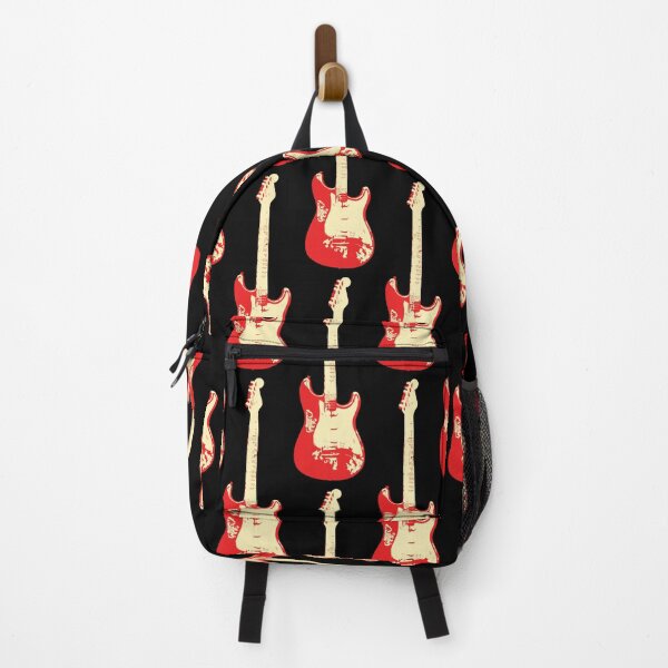 Item preview, Red Vintage Electric Guitar (S09) designed and sold by QuarterMoon.