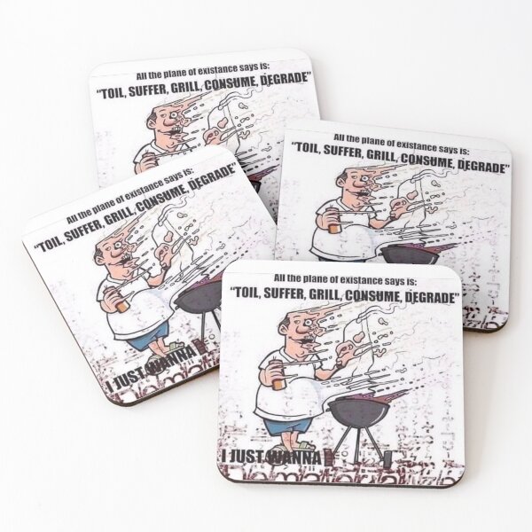 Item preview, I Just Wanna Grill Meme designed and sold by BoomerUSA.