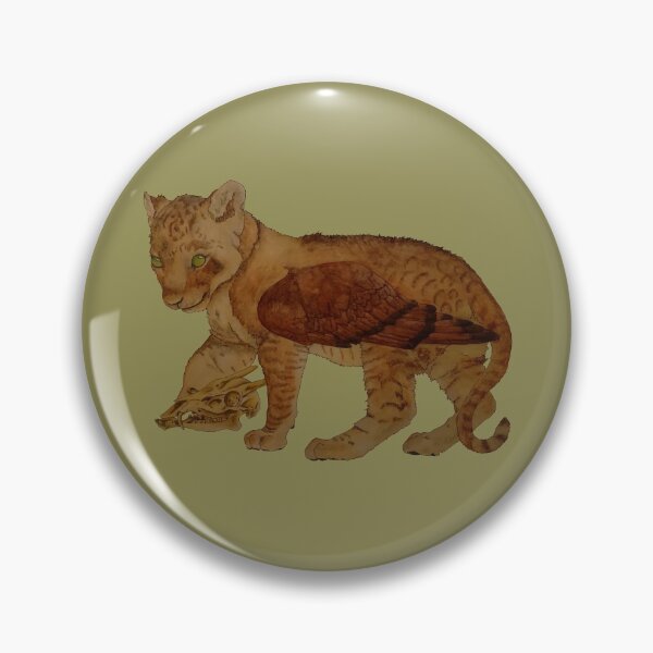 Item preview, Winged Lion Cub designed and sold by onyxoracle.