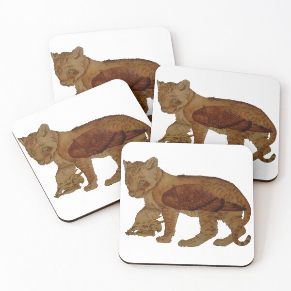Item preview, Winged Lion Cub designed and sold by onyxoracle.