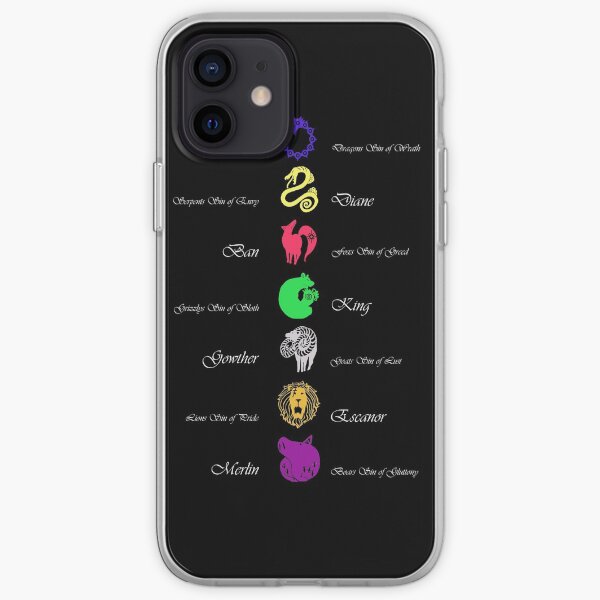 Sept péchés capitaux Coque souple iPhone