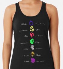 Camiseta de tirantes para mujer Siete pecados capitales