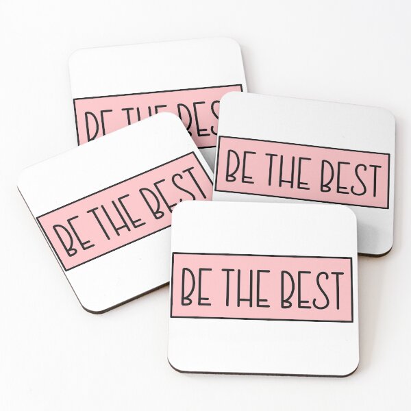 Item preview, Aesthetic Pink Be the Best Quote designed and sold by CaitlinCerys.