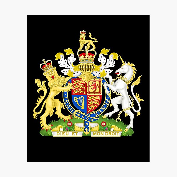 Item preview, DIEU ET MON DROIT Coat Of Arms Tshirt and merch for United Kingdom & Great Britain History & Tradition Fans Women Men Boys Girls Her or Him Buy now! designed and sold by You Gift.